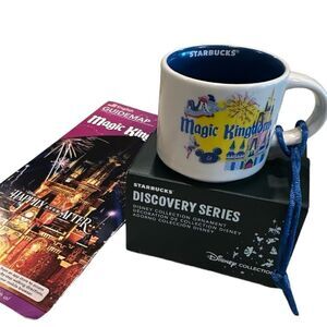 Starbucks Magic Kingdom Disney parks Discovery Series Mug ORNAMENT New